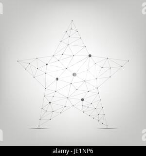 Abstract star shape Stock Vector