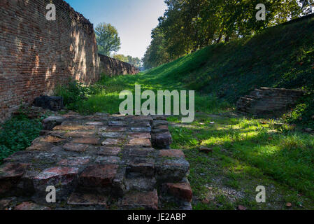 The Walls of Ferrara (in italian Le Mura) in Italy Stock Photo