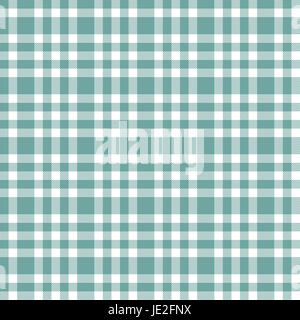 checkered seamless table cloths pattern blue colored Stock Photo