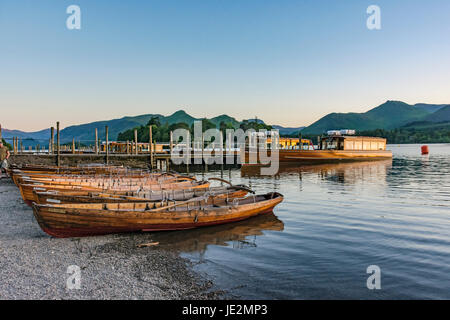 Derwent Waters in the Lake District Stock Photo