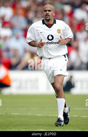 JUAN VERON MANCHESTER UNITED FC  BOURNMOUTH 27 July 2002 Stock Photo