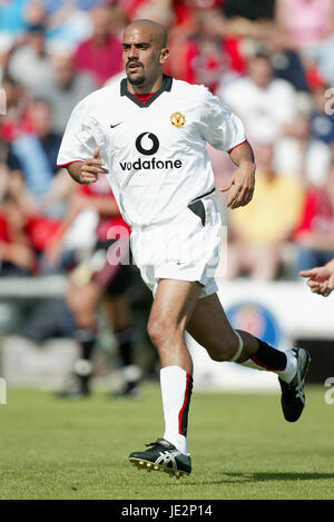 JUAN VERON MANCHESTER UNITED FC  BOURNMOUTH 27 July 2002 Stock Photo