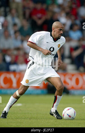 JUAN VERON MANCHESTER UNITED FC  BOURNMOUTH 27 July 2002 Stock Photo