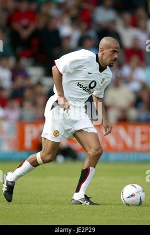 JUAN VERON MANCHESTER UNITED FC  BOURNMOUTH 27 July 2002 Stock Photo