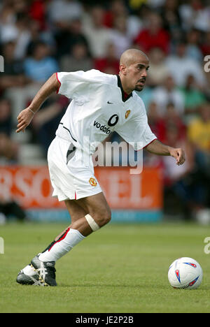 JUAN VERON MANCHESTER UNITED FC  BOURNMOUTH 27 July 2002 Stock Photo