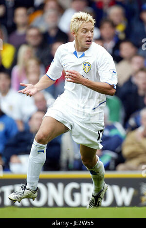 ALAN SMITH LEEDS UNITED FC ELLAND ROAD LEEDS 14 September 2002 Stock Photo