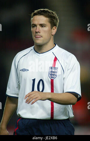 MICHAEL OWEN ENGLAND & LIVERPOOL FC 16 October 2002 Stock Photo