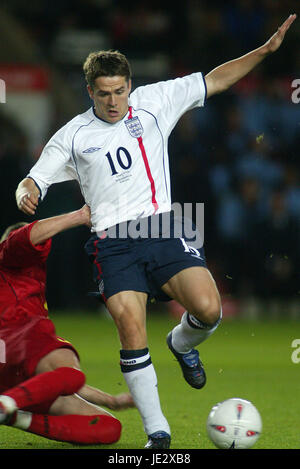 MICHAEL OWEN ENGLAND & LIVERPOOL FC 16 October 2002 Stock Photo