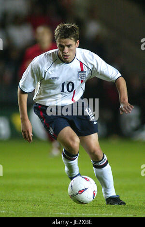 MICHAEL OWEN ENGLAND & LIVERPOOL FC 16 October 2002 Stock Photo