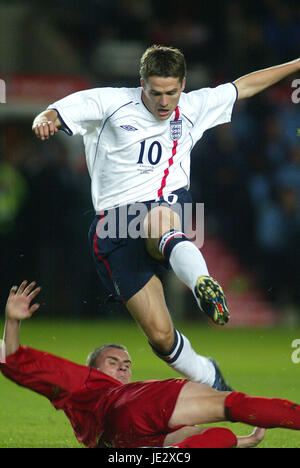 MICHAEL OWEN ENGLAND & LIVERPOOL FC 16 October 2002 Stock Photo