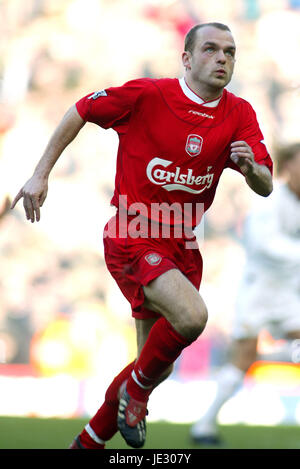 DANNY MURPHY LIVERPOOL FC ANFIELD LIVERPOOL 01 December 2002 Stock Photo