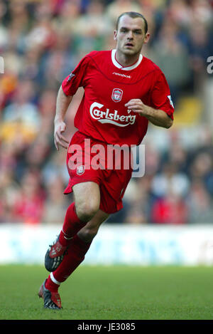 DANNY MURPHY LIVERPOOL FC ANFIELD LIVERPOOL 01 December 2002 Stock Photo