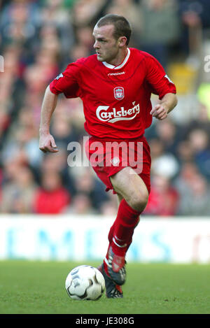 DANNY MURPHY LIVERPOOL FC ANFIELD LIVERPOOL 01 December 2002 Stock Photo