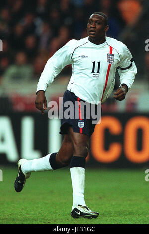 EMILE HESKEY ENGLAND & LIVERPOOL FC AMSTERDAM ARENA AMSTERDAM 13 February 2002 Stock Photo