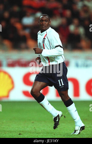 EMILE HESKEY ENGLAND & LIVERPOOL FC AMSTERDAM ARENA AMSTERDAM 13 February 2002 Stock Photo