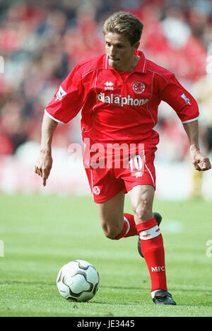 JUNINHO MIDDLESBROUGH FC RIVERSIDE STADIUM MIDDLESBROUGH 01 September 2003 Stock Photo