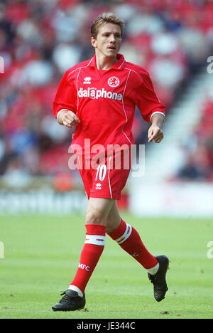 JUNINHO MIDDLESBROUGH FC RIVERSIDE STADIUM MIDDLESBROUGH 01 September 2003 Stock Photo