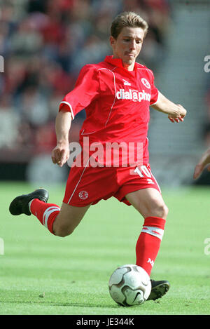 JUNINHO MIDDLESBROUGH FC RIVERSIDE STADIUM MIDDLESBROUGH 01 September 2003 Stock Photo