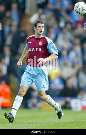 MARK DELANEY ASTON VILLA FC ST ANDREWS BIRMINGHAM ENGLAND 19 October 2003 Stock Photo