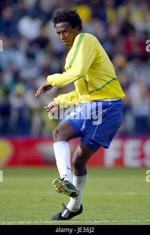 Soccer - FA Barclaycard Premiership - Leicester City v Leeds United. Roque  Junior, Leeds United Stock Photo - Alamy