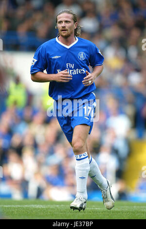 EMMANUEL PETIT CHELSEA FC LONDON STAMFORD BRIDGE LONDON 19 August 2001 ...