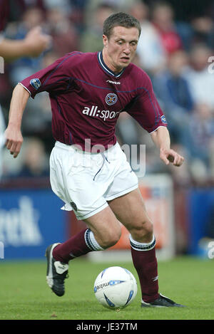 SCOTT SEVERIN HEART OF MIDLOTHIAN FC TYNECASTLE STADIUM EDINBURGH 21 September 2003 Stock Photo