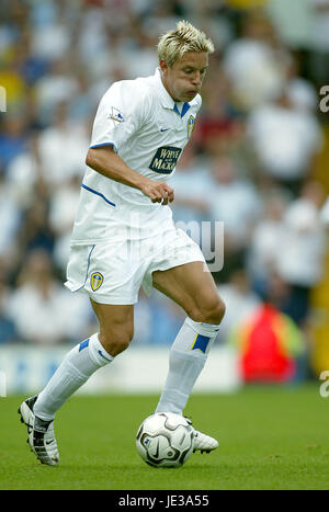 ALAN SMITH LEEDS UNITED FC ELLAND ROAD LEEDS ENGLAND 17 August 2003 Stock Photo