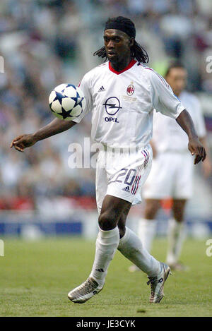 CLARENCE SEEDORF AC MILAN OLD TRAFFORD MANCESTER ENGLAND 28 May 2003 Stock Photo