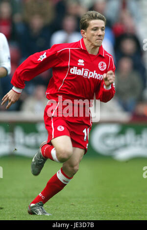 JUNINHO MIDDLESBROUGH FC RIVERSIDE STADIUM MIDDLESBROUGH ENGLAND 03 May 2003 Stock Photo