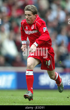 JUNINHO MIDDLESBROUGH FC RIVERSIDE STADIUM MIDDLESBROUGH ENGLAND 03 May 2003 Stock Photo