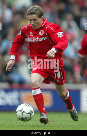 JUNINHO MIDDLESBROUGH FC RIVERSIDE STADIUM MIDDLESBROUGH ENGLAND 03 May 2003 Stock Photo