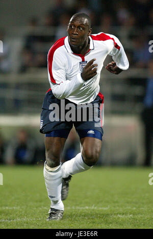 EMILE HESKEY ENGLAND & LIVERPOOL FC RHEINPARK STADIUM VADUZ LIECHTENSTEIN 29 March 2003 Stock Photo