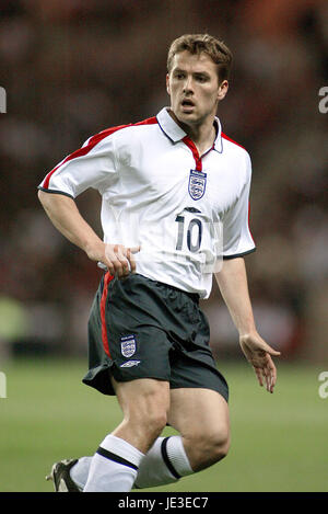 MICHAEL OWEN ENGLAND & LIVERPOOL FC THE STADIUM OF LIGHT SUNDERLAND 02 April 2003 Stock Photo