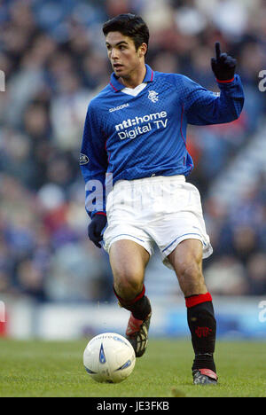 MIKEL ARTETA GLASGOW RANGERS FC IBROX GLASGOW 15 February 2003 Stock