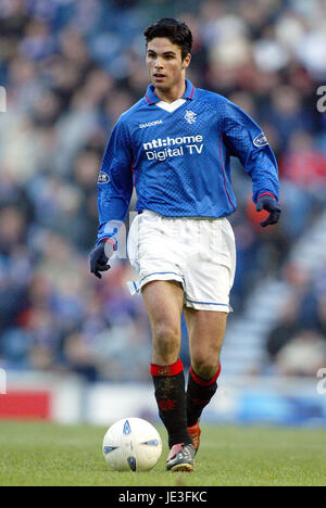 MIKEL ARTETA GLASGOW RANGERS FC IBROX STADIUM GLASGOW SCOTLAND 04