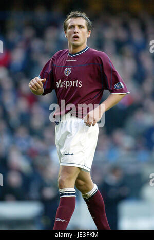 SCOTT SEVERIN HEART OF MIDLOTHIAN FC IBROX GLASGOW 15 February 2003 Stock Photo