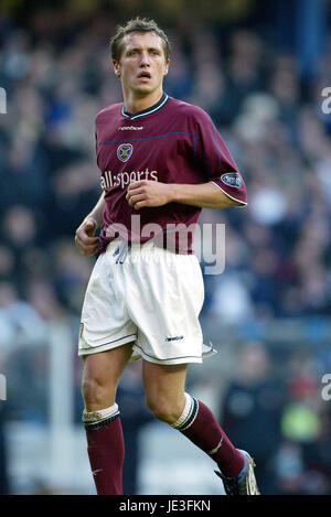 SCOTT SEVERIN HEART OF MIDLOTHIAN FC IBROX GLASGOW 15 February 2003 Stock Photo