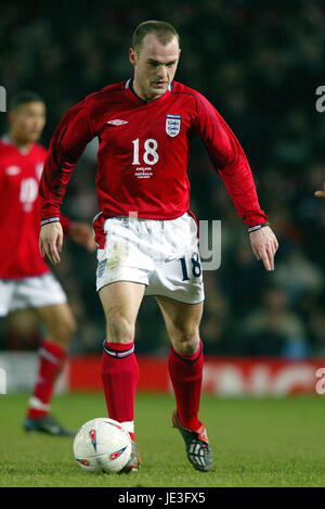 DANNY MURPHY ENGLAND & LIVERPOOL FC UPTON PARK LONDON ENGLAND 12 February 2003 Stock Photo