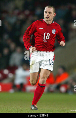 DANNY MURPHY ENGLAND & LIVERPOOL FC UPTON PARK LONDON ENGLAND 12 February 2003 Stock Photo