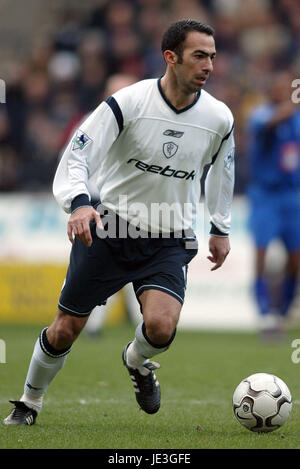 YOURI DJORKAEFF BOLTON WANDERERS FC REEBOK STADIUM BOLTON 01 February 2003 Stock Photo