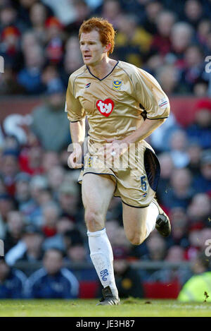HAYDEN FOXE PORTSMOUTH FC OLD TRAFFORD MANCESTER 04 January 2003 Stock Photo