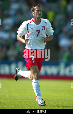 MACIEJ ZURAWSKI POLAND WINDSOR PARK BELFAST NORTHERN IRELAND 05 September 2004 Stock Photo