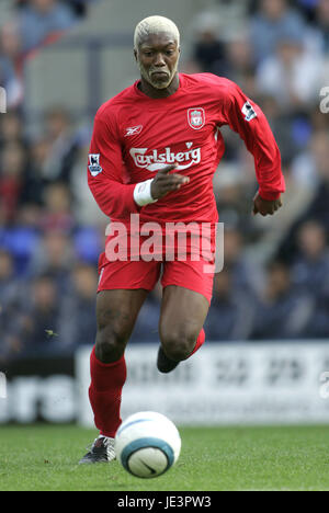 DJIBRIL CISSE LIVERPOOL FC REEBOK STADIUM BOLTON ENGLAND 02 January ...