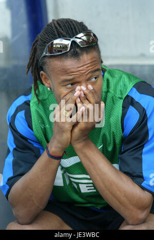 EDGAR DAVIDS INTER MILAN REEBOK STADIUM BOLTON ENGLAND 01 August 2004 Stock Photo