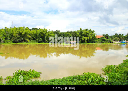 Sakae Krang River ,Uthai Thani ,Thailand. Stock Photo