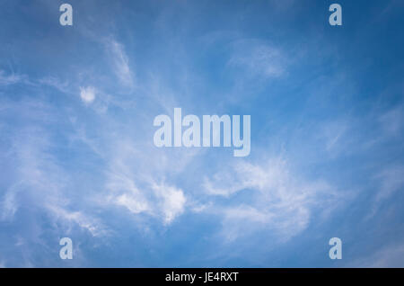 Skyscape taken late on a summer evening over Wiltshire England UK Stock Photo