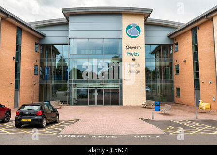 Shrewsbury, Shropshire, UK. The Severn Fields Health Village, a development by Matrix Medical Stock Photo