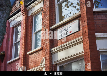 Birnam Road, London, UK Stock Photo