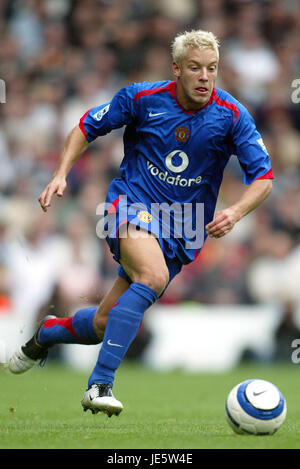 ALAN SMITH MANCHESTER UNITED FC ANFIELD LIVERPOOL ENGLAND 18 September 2005 Stock Photo