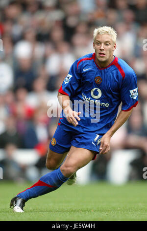 ALAN SMITH MANCHESTER UNITED FC ANFIELD LIVERPOOL ENGLAND 18 September 2005 Stock Photo